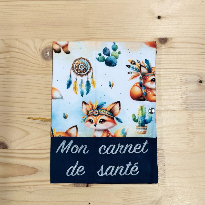 Protège carnet de santé - Motifs Renard