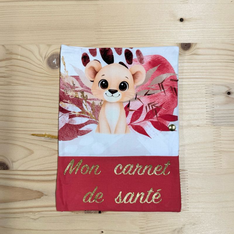 Protège carnet de santé - Motifs Savane
