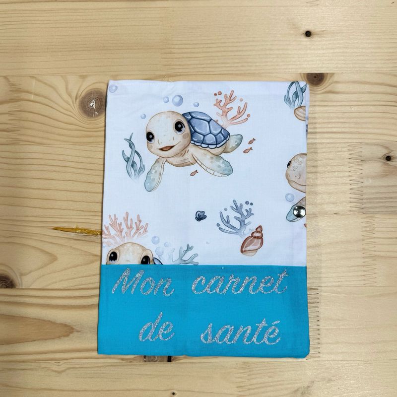 Protège carnet de santé - Motifs Tortue