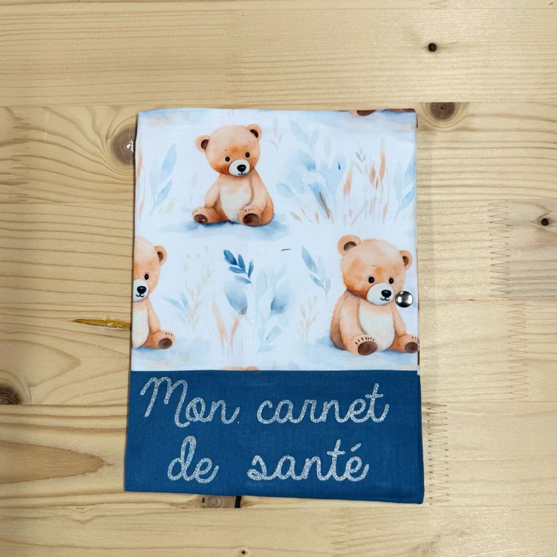 Protège carnet de santé - Motifs Ourson