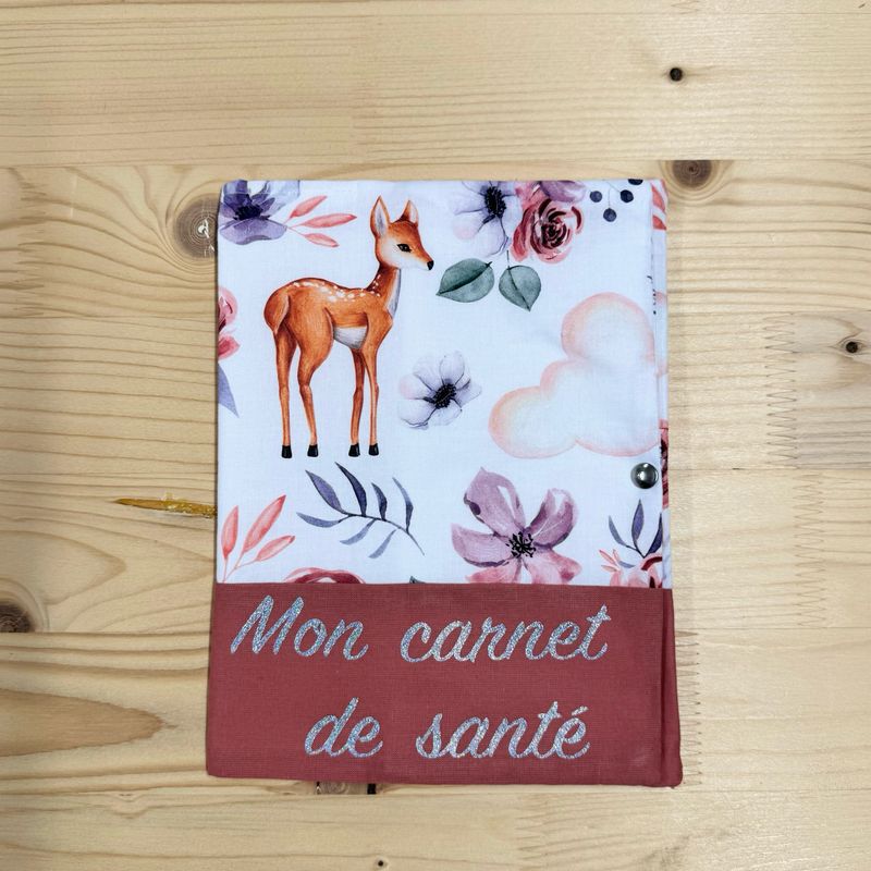 Protège carnet de santé - Motifs Forêt