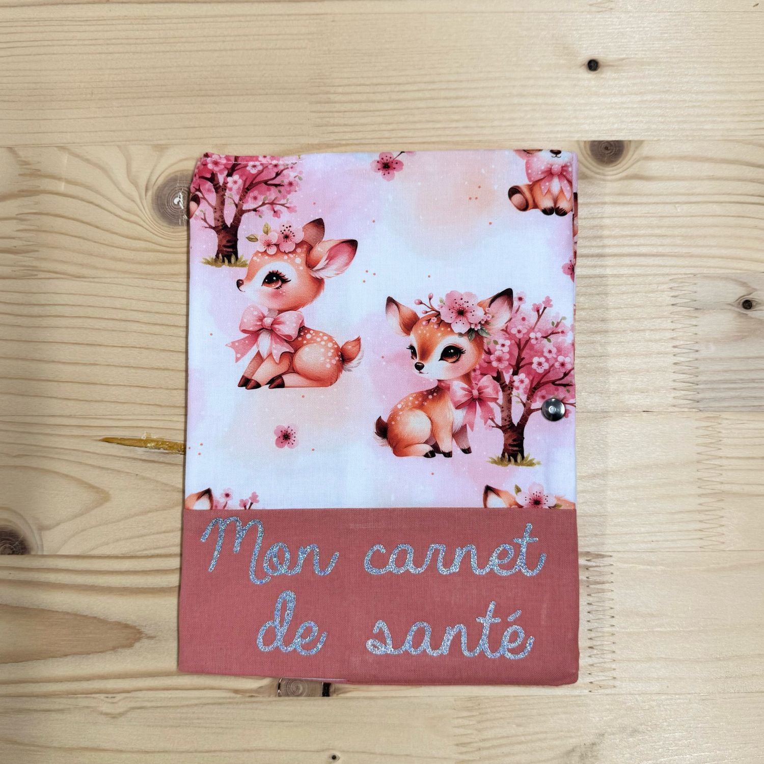 Protège carnet de santé - Motifs Biche