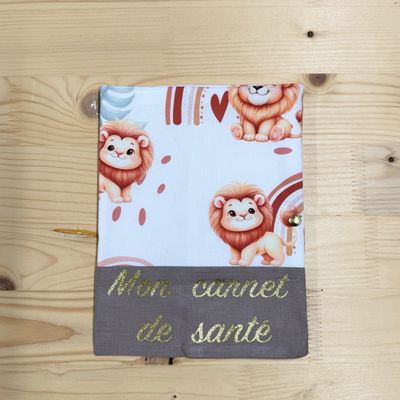 Protège carnet de santé - Motifs Lion