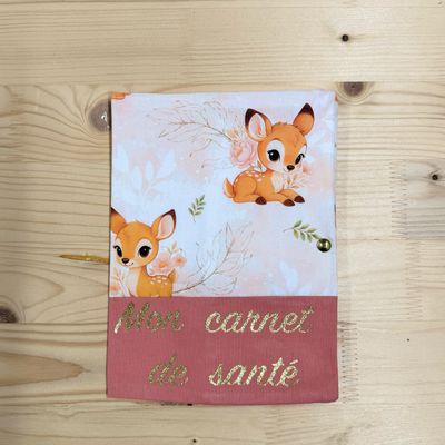Protège carnet de santé - Motifs Biche