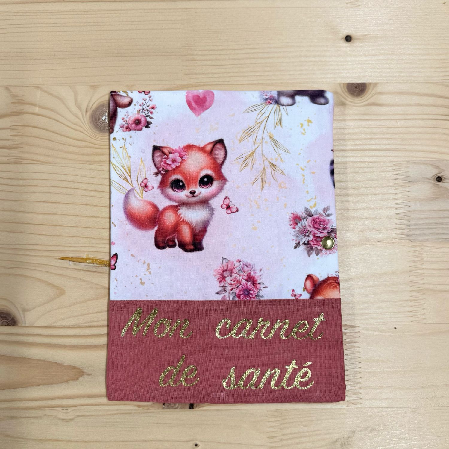 Protège carnet de santé - Motifs Forêt