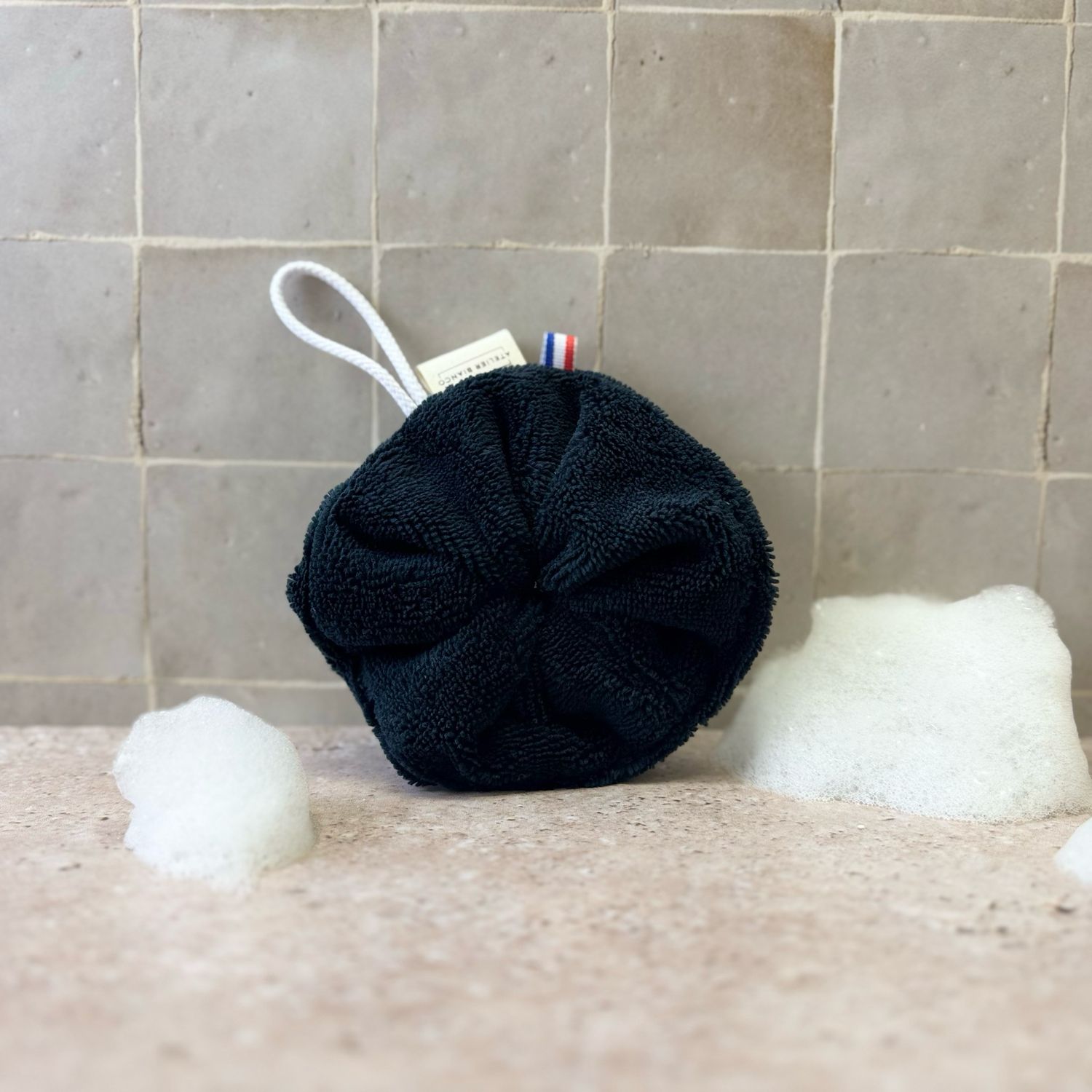 Fleur de douche Noir