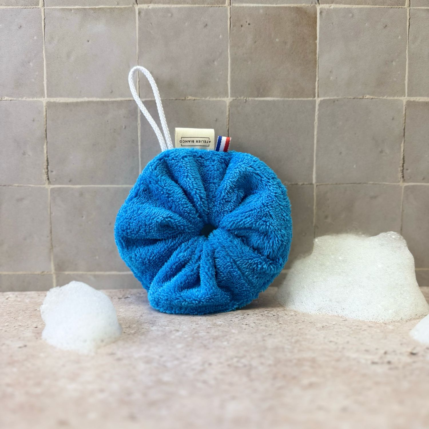 Fleur de douche Bleu
