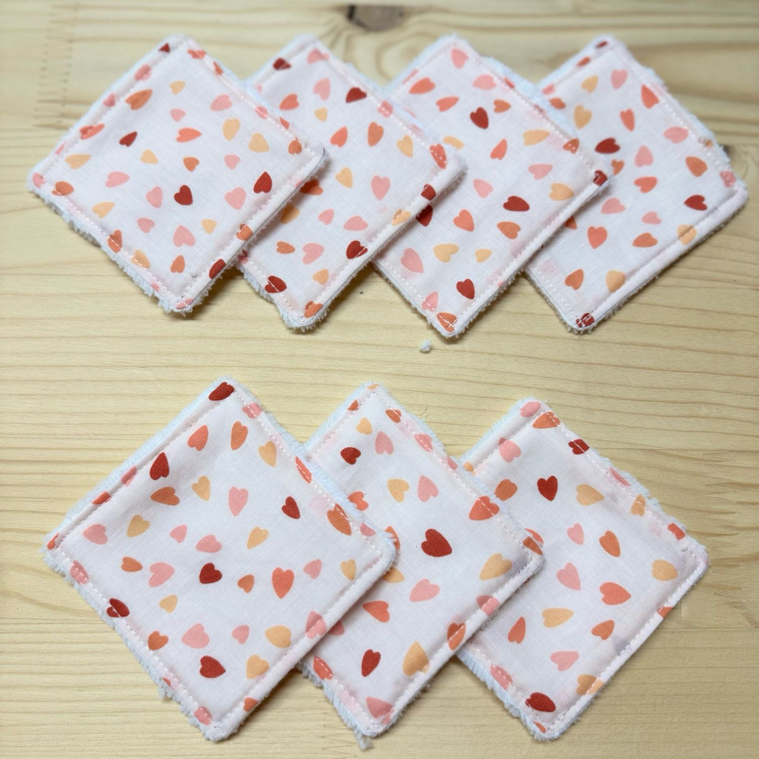 Pack de 7 lingettes lavables