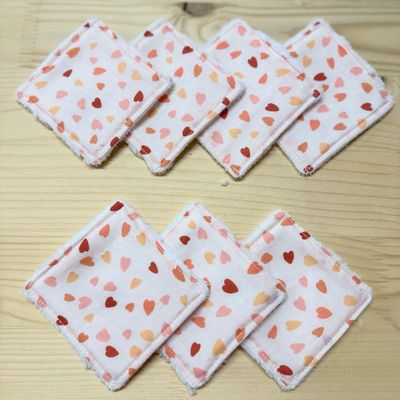 Pack de 7 lingettes lavables