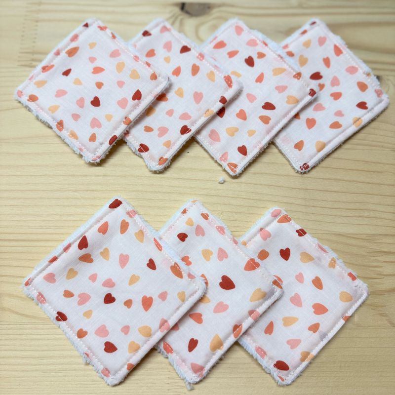 Pack de 7 lingettes lavables