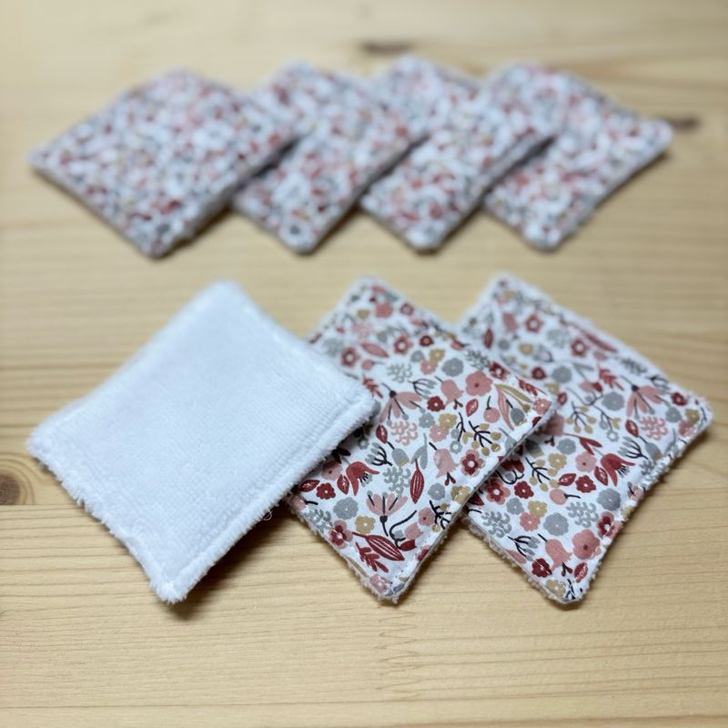 Pack de 7 lingettes lavables