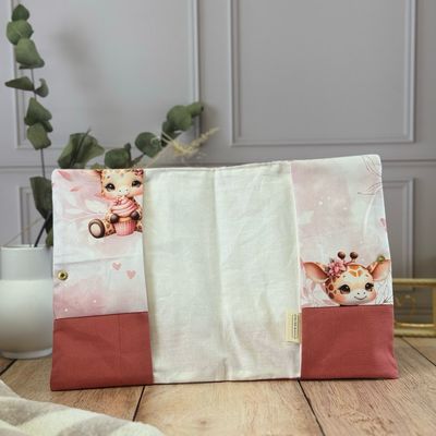 Protège carnet de santé - Motifs Girafe