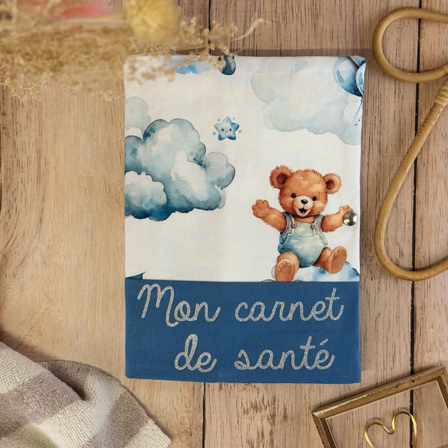 Protège carnet de santé - Motifs Ourson