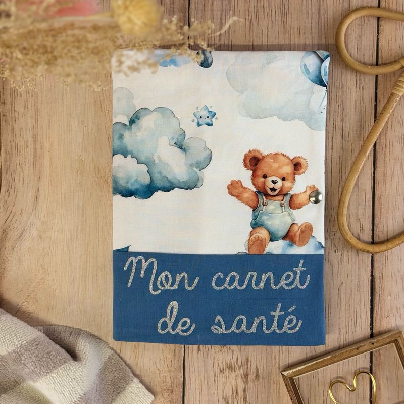 Protège carnet de santé - Motifs Ourson