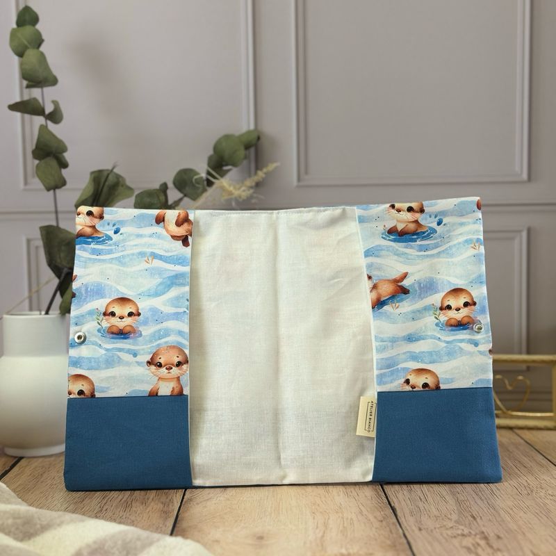 Protège carnet de santé - Motifs Loutres