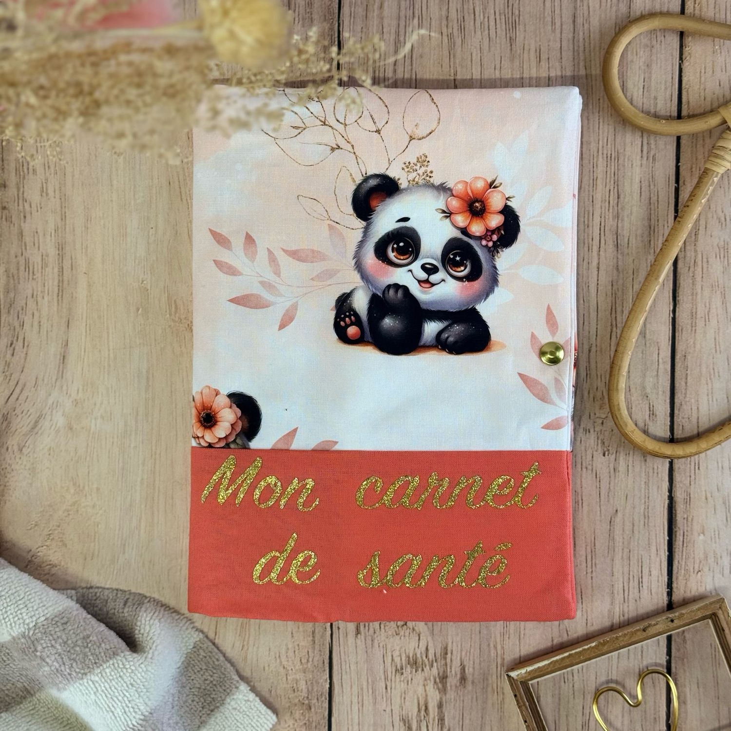 Protège carnet de santé - Motifs Panda