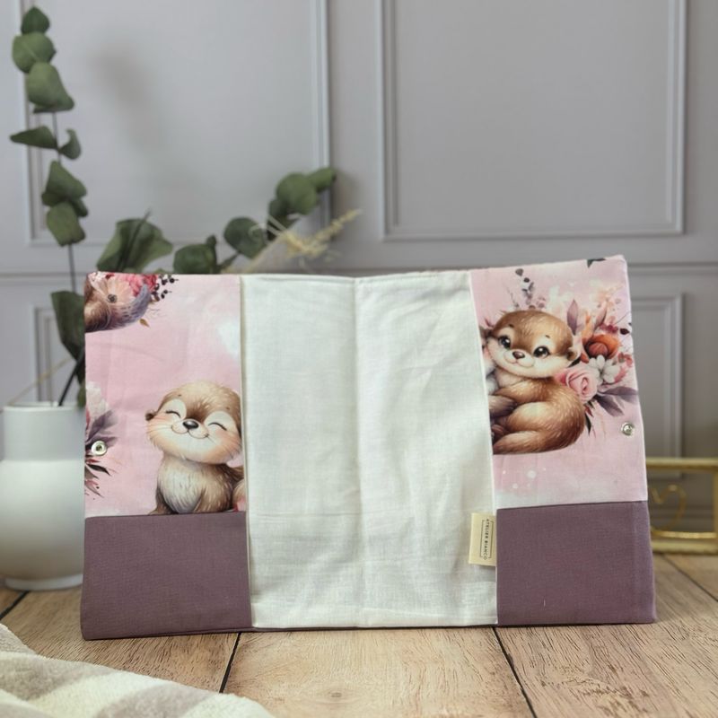 Protège carnet de santé - Motifs Loutres