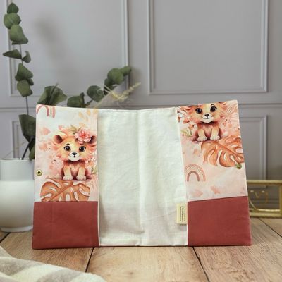Protège carnet de santé - Motifs Lionceau