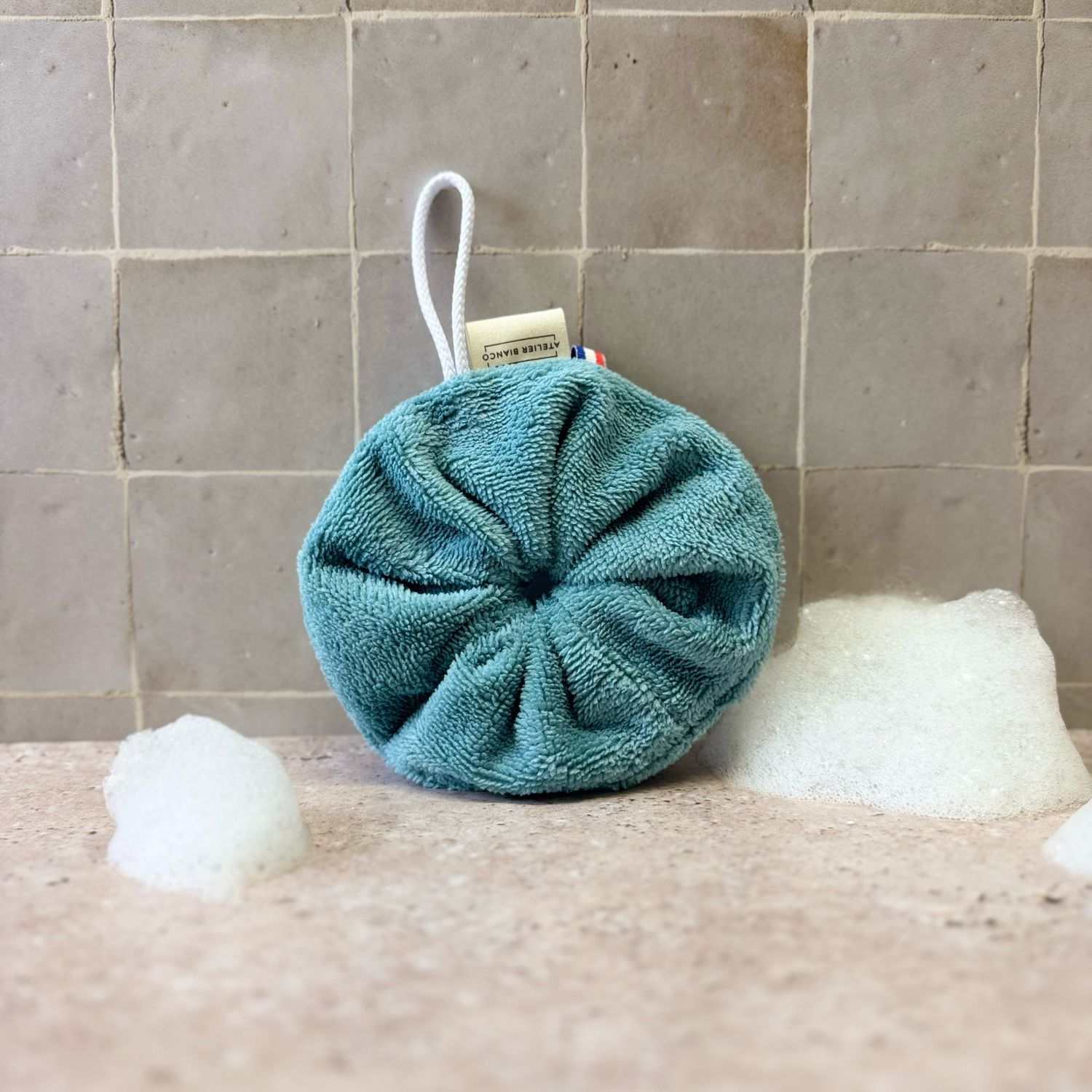 Fleur de douche Bleu gris