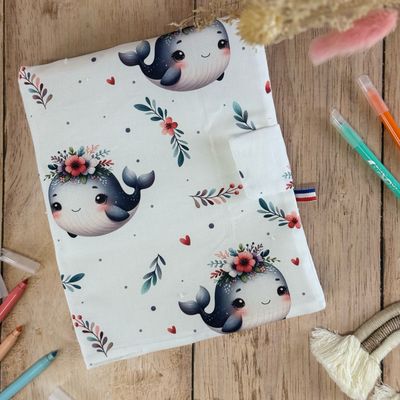Cahier de coloriage lavable et son pack de feutres 