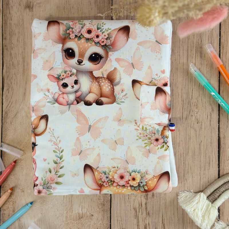 Cahier de coloriage lavable et son pack de feutres 