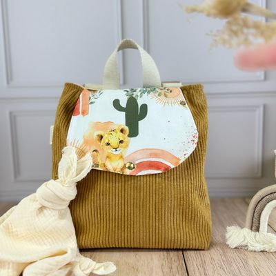 Sac à dos d'enfant - Motifs Savane