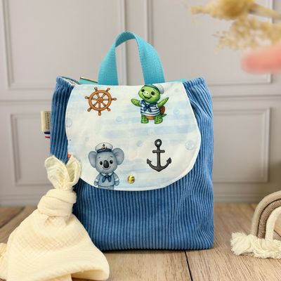 Sac à dos d'enfant - Motifs Animaux marin
