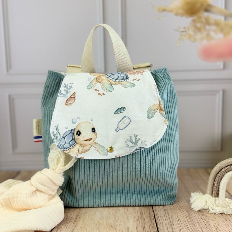 Sac à dos d'enfant - Motifs Tortue