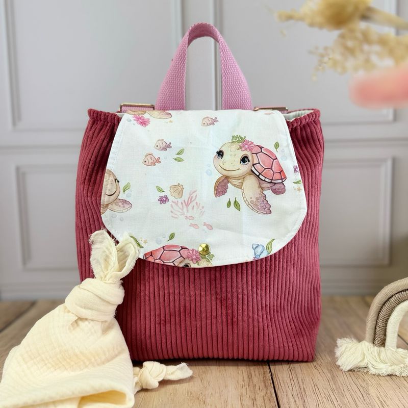 Sac à dos d'enfant - Motifs Tortue
