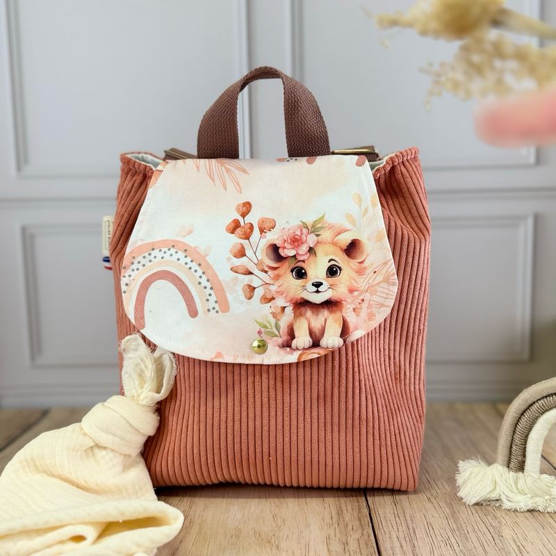 Sac à dos d'enfant - Motifs Lionceau