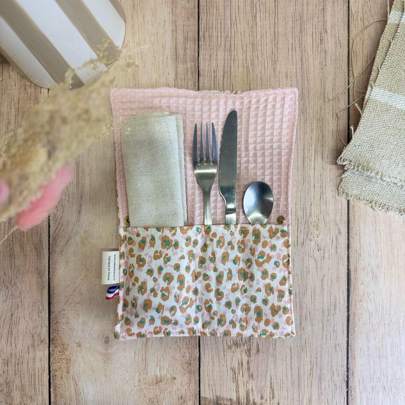 Pochette Multi-Usages – Couverts, Brosse à dents & Dentifrice