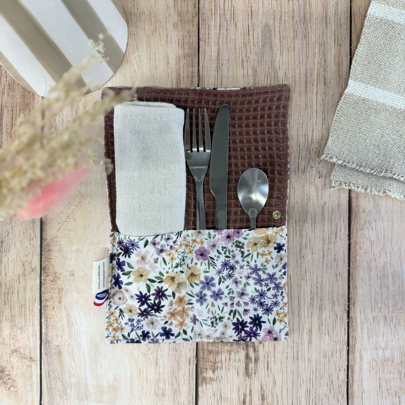 Pochette Multi-Usages – Couverts, Brosse à dents & Dentifrice