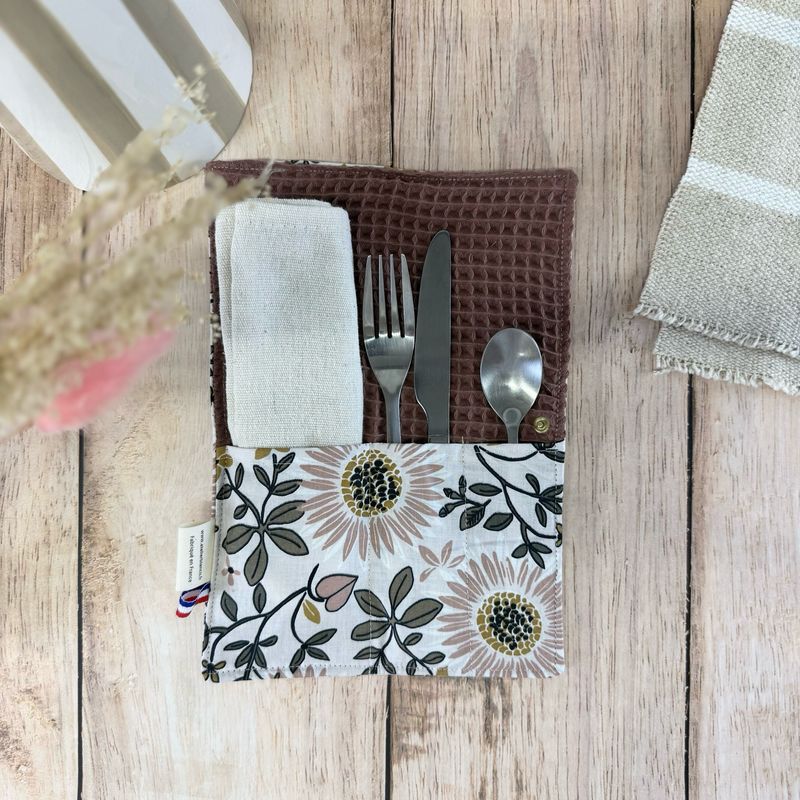 Pochette Multi-Usages – Couverts, Brosse à dents & Dentifrice
