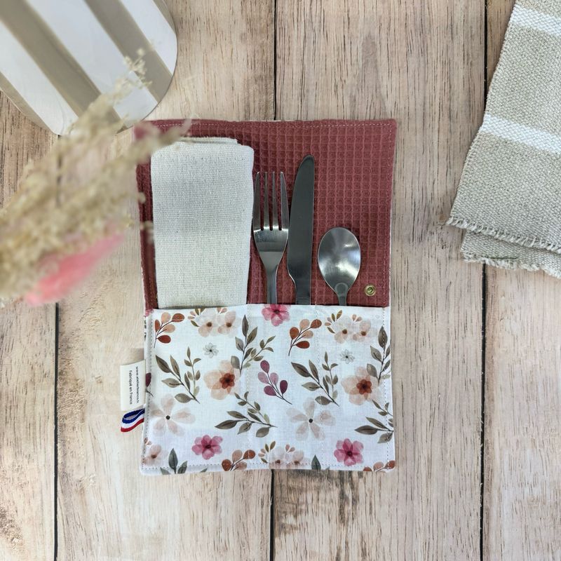 Pochette Multi-Usages – Couverts, Brosse à dents & Dentifrice