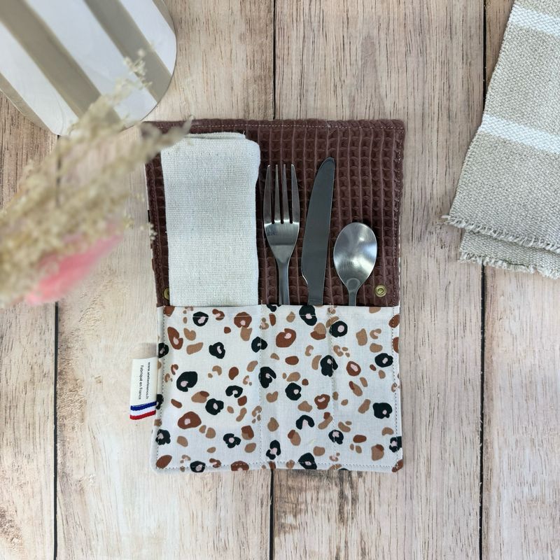 Pochette Multi-Usages – Couverts, Brosse à dents & Dentifrice