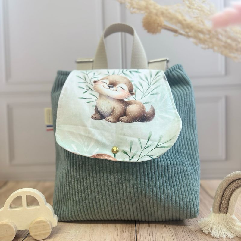 Sac à dos d'enfant - Motifs Loutres Sac à dos d'enfant - Motifs Loutres