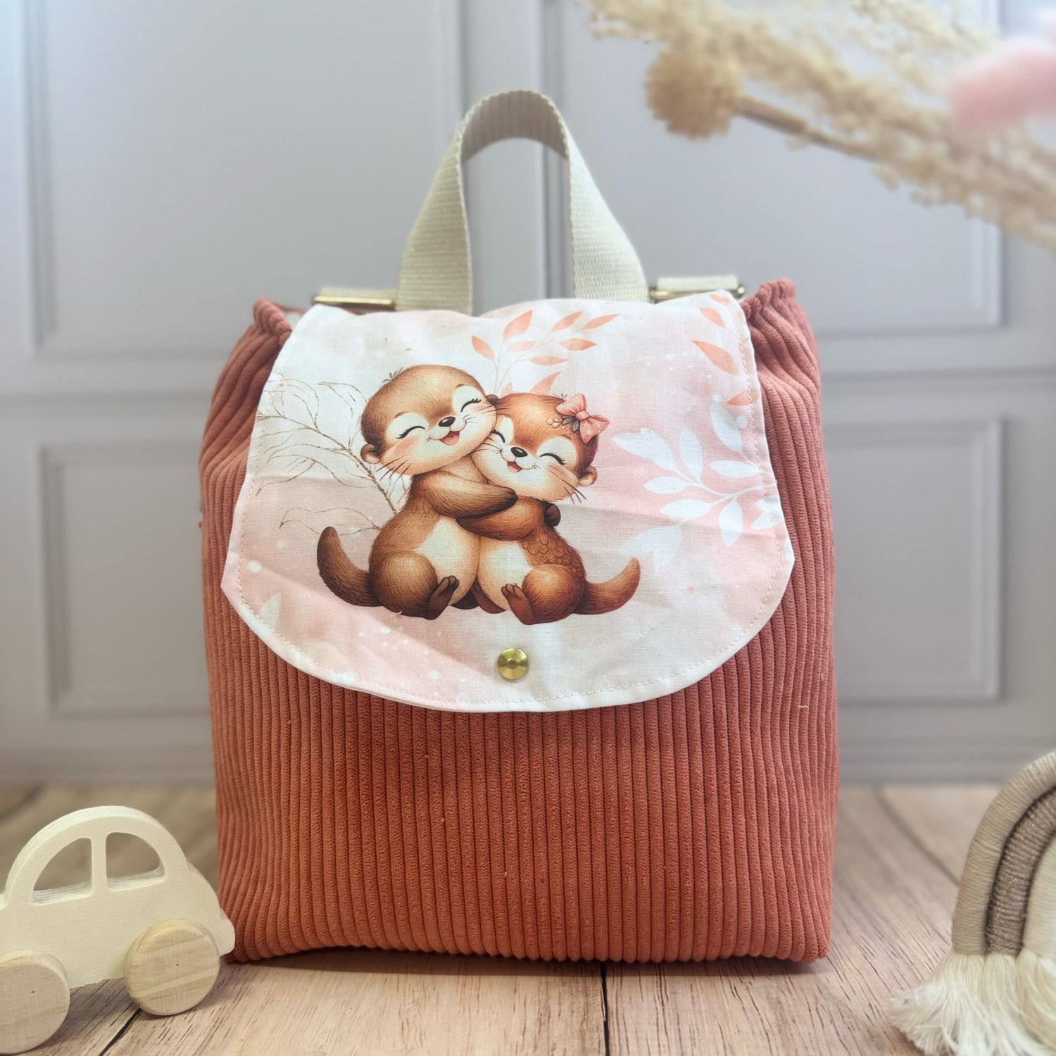 Sac à dos d'enfant - Motifs Loutres Sac à dos d'enfant - Motifs Loutres