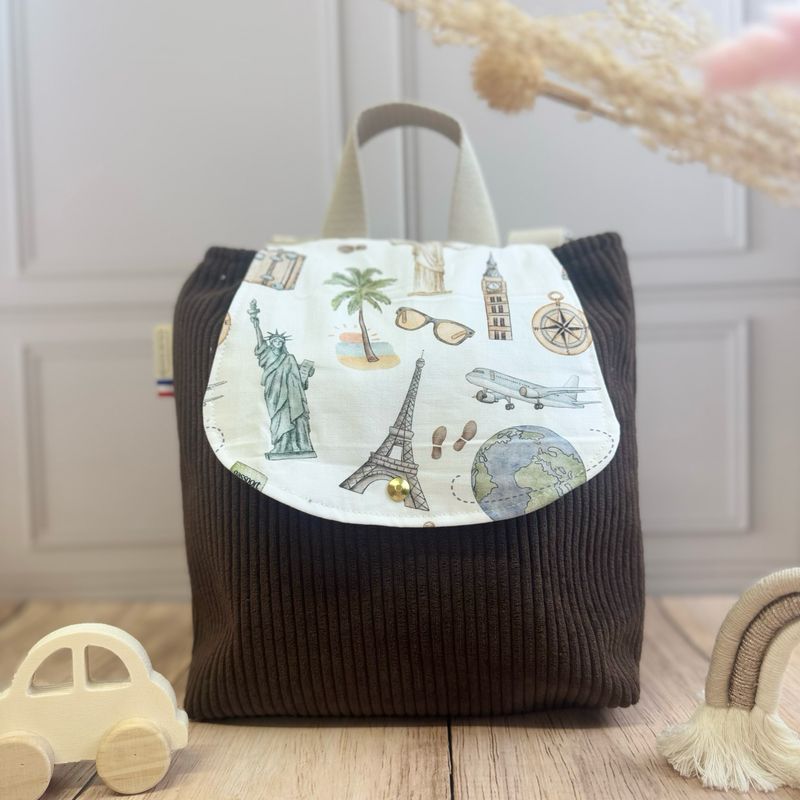 Sac à dos d'enfant - Motifs Voyage Sac à dos d'enfant - Motifs Voyage
