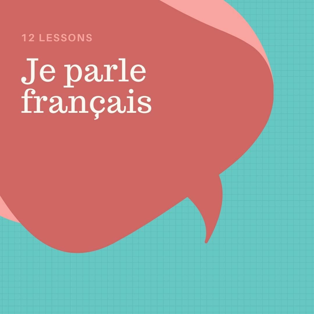 12 lessons pack French language online