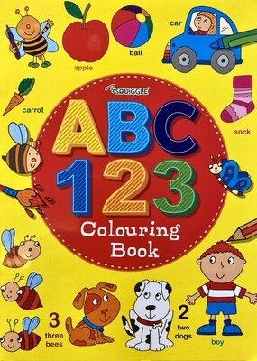ABC 123 Colouring Book
