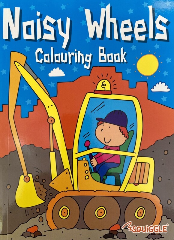 Noisy Wheels Colouring Book