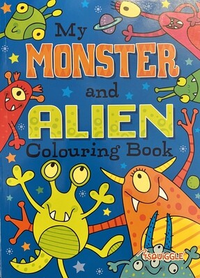 My Monster and Alien Colouring Book