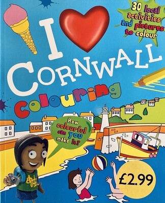 I Love Cornwall Colouring