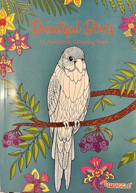 Beautiful Birds Anti-Stress Mindfulness Colouring