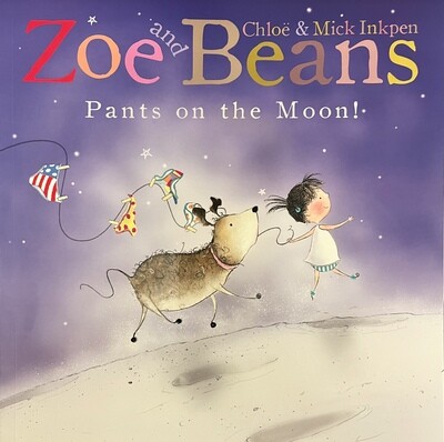 Zoe and Beans Pants on the Moon!