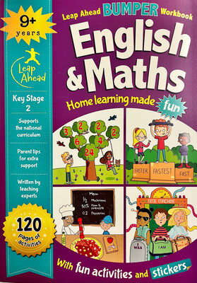 KS2 Leap Ahead Bumper Workbook: English & Maths 9+