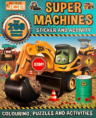 Super Machines Sticker And Activity