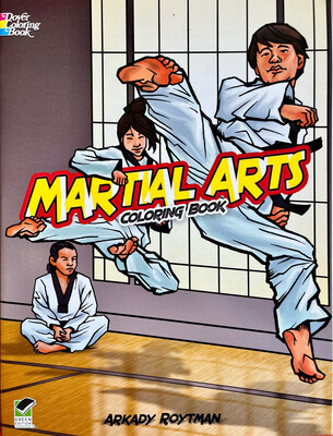 Martial Arts Colouring Book
