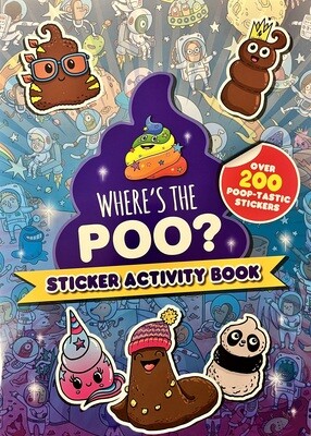 Where’s The Poo? Sticker Activity Book