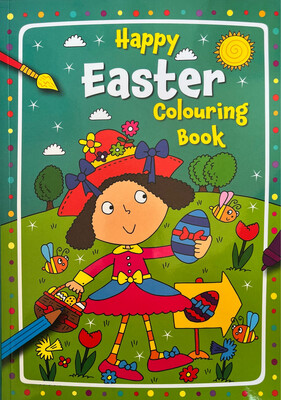 Happy Easter Colouring Book